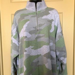 Half Zip Army Aerie Sweater